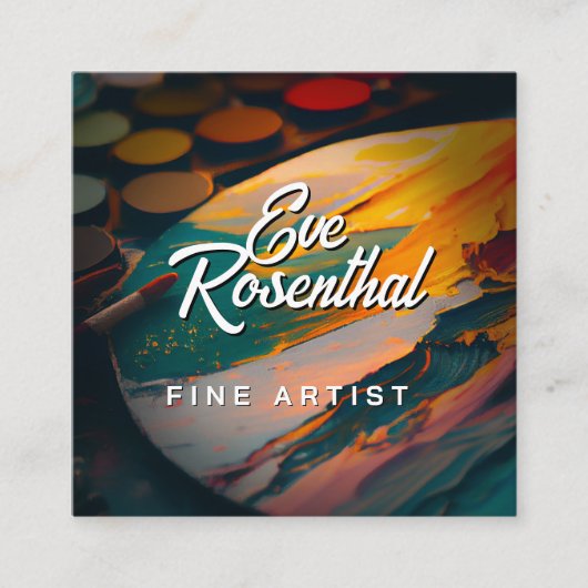 アーティス素晴らしト |プロフェッショナル スクエア名刺 (正面)