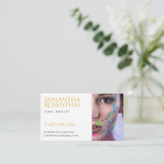 アーティス素晴らしト |プロフェッショナル 名刺 (スタンド正面)