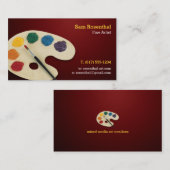 アーティス素晴らしト |プロフェッショナル 名刺 (正面/裏面)