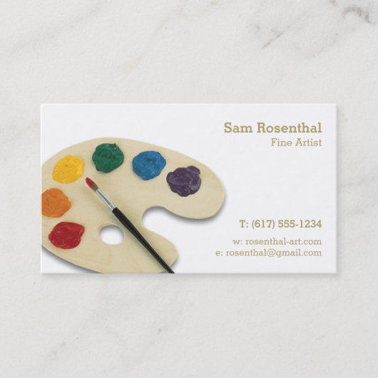 アーティス素晴らしト |プロフェッショナル 名刺 (正面)