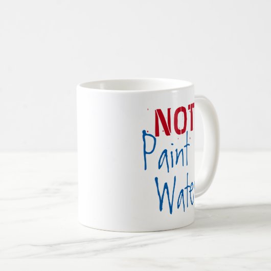 アーティス絵を描トのユーモアの芸術に水絵を描を使用しない コーヒーマグカップ (正面右)