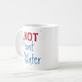 アーティス絵を描トのユーモアの芸術に水絵を描を使用しない コーヒーマグカップ (正面左)