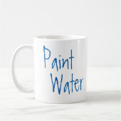アーティス絵を描トのユーモアの芸術に水絵を描を使用しない コーヒーマグカップ (左)