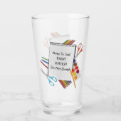 アーティス絵を描トの水 タンブラーグラス (裏面)