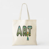アーティス絵を描トの芸術 トートバッグ (裏面)