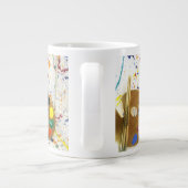 アーティス絵を描トの(ばちゃばちゃ)跳ねるとパレッ絵を描ト ジャンボコーヒーマグカップ (裏面)