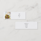 アーティス絵を描トの（ばちゃばちゃ）跳ねるとパレッ絵を描ト スキニー名刺 (正面/裏面)