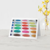 アーティス絵を描トグリーティングカード カード (黄色い花)