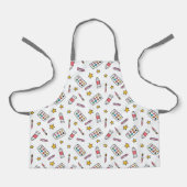アーティス絵を描トツールオールオーバープリントエプロン エプロン (正面)