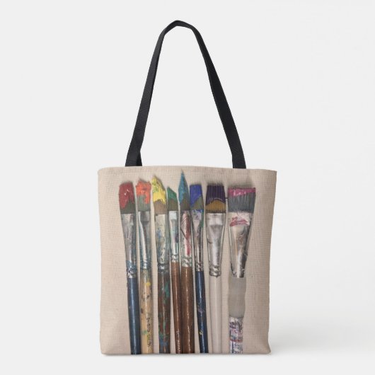 アーティス絵を描トブラシトート トートバッグ (裏面)