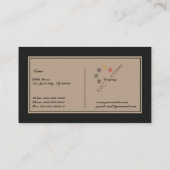 アーティス絵を描トブラシ 名刺 (裏面)