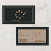 アーティス絵を描トブラシ 名刺 (正面/裏面)