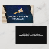 アーティス絵を描トブラシ | 金ゴールドストロークフォイル ロイヤリティカード (正面/裏面)