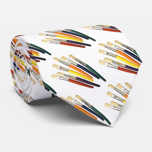 アーティス絵を描ブブラシのネクタイ ネクタイ (ロール)