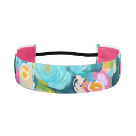 アーティス絵を描ラフラワーブライトカラーサマーおもしろい アスレチックヘッドバンド