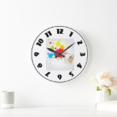 アーティス絵画トの時計 ラージ壁時計 (ホーム)