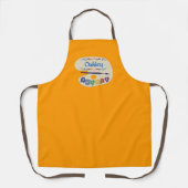 アーティス絵画トパレットのスモックエプロン エプロン (正面)