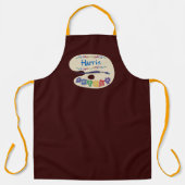 アーティス絵画トパレットのスモックエプロン エプロン (正面)