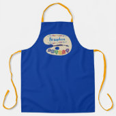 アーティス絵画トパレットのスモックエプロン エプロン (正面)