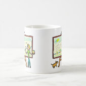 アーティス絵画ト コーヒーマグカップ (中央)