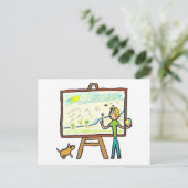 アーティス絵画ト ポストカード (スタンド正面)