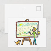 アーティス絵画ト ポストカード (正面/裏面)