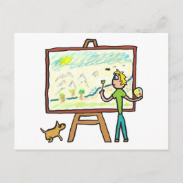 アーティス絵画ト ポストカード