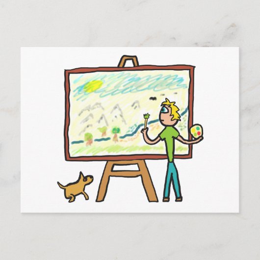 アーティス絵画ト ポストカード (正面)