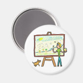 アーティス絵画ト マグネット (正面/裏面)