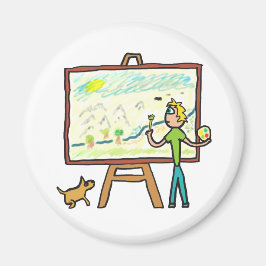 アーティス絵画ト マグネット