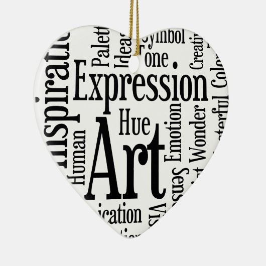 アーティス芸術的ト又はクリエイティブ者の表現 セラミックオーナメント (右)