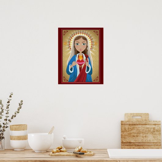 アーティス賛美ト・ティムによる母のアイコンのプリント読 ポスター (キッチン)