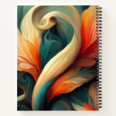 アーティス連絡ト一覧 – 抽象芸術渦巻き型ノートブック ノートブック (裏面)