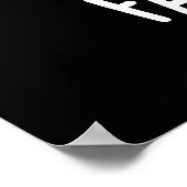 アーティチョークおもしろいファーティングアーティチョークプリン濃色BG ポスター (角)