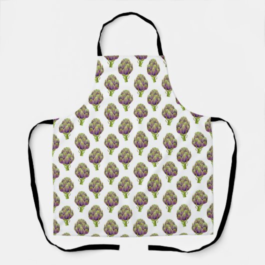 アーティチョークお洒落野菜 エプロン (正面)