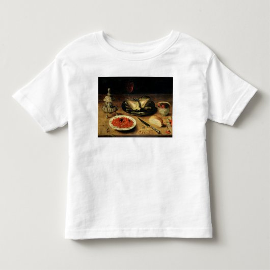 アーティチョークが付いている静物画 トドラーTシャツ (正面)