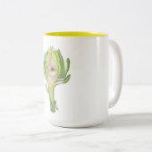 アーティチョークの切れのツートーンマグ(4セットの1) ツートーンマグカップ (正面右)