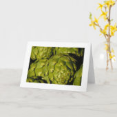 アーティチョークカード カード (黄色い花)