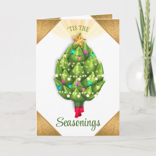 アーティチョーククリスマスライトシェフケータリングレストラン シーズンカード (正面)