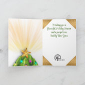 アーティチョーククリスマスライトシェフケータリングレストラン シーズンカード (内部)