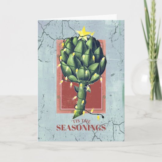 アーティチョーククリスマスライトシェフケータリング シーズンカード (正面)