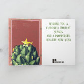 アーティチョーククリスマスライトシェフケータリング シーズンカード (内部)