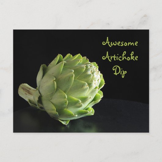 アーティチョークディップレシピ ポストカード (正面)