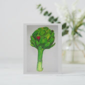 アーティチョークハート ポストカード (スタンド正面)