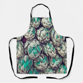 アーティチョークベジエヴィンテージベジタリアンギフト エプロン