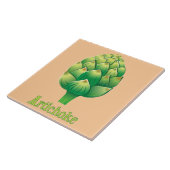 アーティチョーク図解入りの、写真付きの装飾台所用タイル タイル (側面)