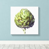 アーティチョーク植物色 キャンバスプリント (インサイチュ (ウッドフロア))