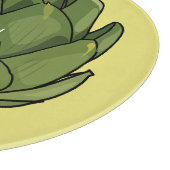 アーティチョーク漫画イラストレーション カッティングボード (角)