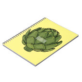 アーティチョーク漫画イラストレーション ノートブック (左側)