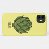アーティチョーク漫画イラストレーション Case-Mate iPhoneケース (裏面(横))
